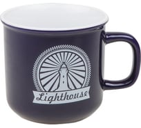 Кружка керамическая PERFECTO LINEA 450 мл, серия Маяк, сапфировая 30-145026