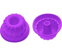 Форма для выпечки PERFECTO LINEA силиконовая, кекс, 24x10.5 см, фиолетовая, 20-002811