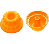 Форма для выпечки PERFECTO LINEA силиконовая, кекс, 24x10.5 см, оранжевая, 20-002814