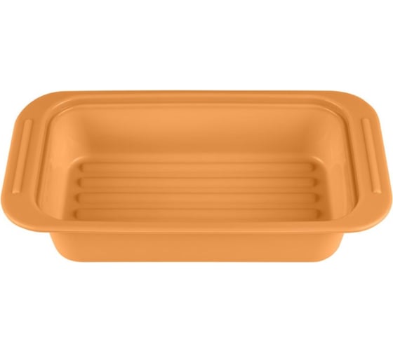 Форма для выпечки PERFECTO LINEA силиконовая, прямоугольная, 25x13.5x5 см, персиковая, 20-013424