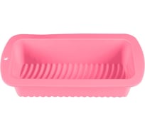 Форма для выпечки PERFECTO LINEA силиконовая, прямоугольная, 27x13.2x6.5 см, розовая, 20-001627