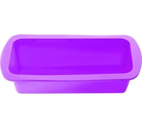 Форма для выпечки PERFECTO LINEA силиконовая, прямоугольная, 27x13.5x6 см, фиолетовая, 20-000211
