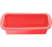 Форма для выпечки PERFECTO LINEA силиконовая, прямоугольная, 27x13.5x6 см, красная, 20-000215