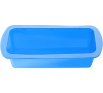 Форма для выпечки PERFECTO LINEA силиконовая, прямоугольная, 27x13.5x6 см, голубая, 20-000212