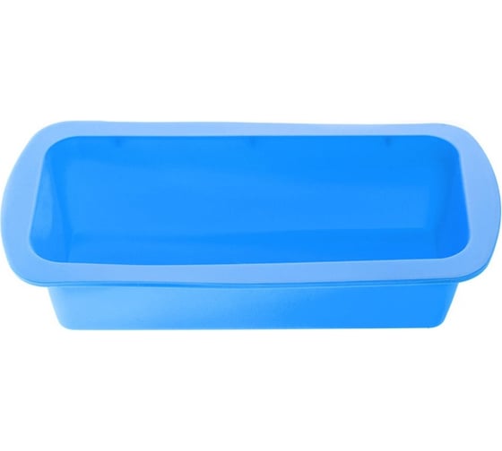 Форма для выпечки PERFECTO LINEA силиконовая, прямоугольная, 27x13.5x6 см, голубая, 20-000212 1