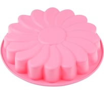 Форма для выпечки PERFECTO LINEA силиконовая, ромашка, 23.5x5 см, розовая, 20-001127