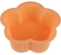 Форма для выпечки PERFECTO LINEA силиконовая, цветок, 21x16.5x8 см, персиковая, 20-109924