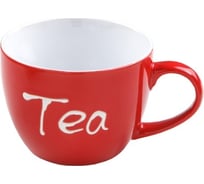 Керамическая кружка PERFECTO LINEA 460 мл, Чайная, красная 30-466305