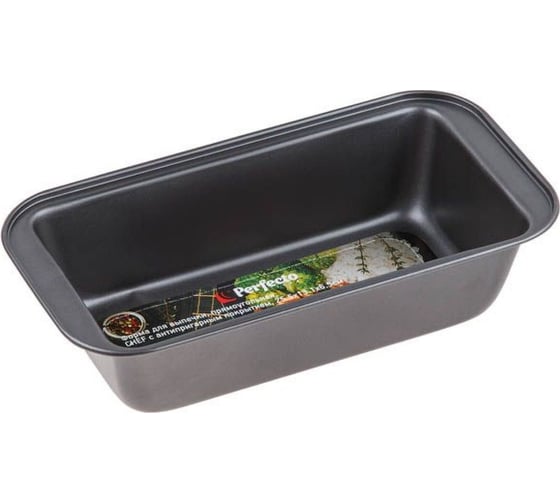 Форма для выпечки PERFECTO LINEA прямоугольная, 25.5x13x6.5 см, антипригарное покрытие, CHEF, 16-261365