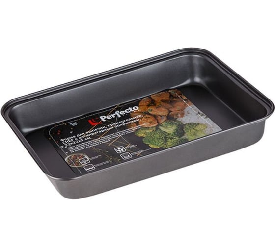 Форма для выпечки PERFECTO LINEA прямоугольная, 32x22x5 см, антипригарное покрытие, CHEF, 16-322250 1