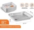 Форма для запекания PERFECTO LINEA алюминиевая, одноразовая, прямоугольная, 3 шт., 4 упаковки, 32.5x26.3x4.3 см, 45-332265К 4