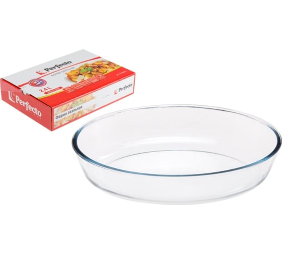 Форма из жаропрочного стекла PERFECTO LINEA 2.4 л, овальная, 303x213x65 мм, в упаковке, 12-240011 1
