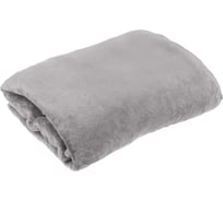 Флисовое покрывало PERFECTO LINEA 150x200 см, светло-серое, серия Dream 60-150202