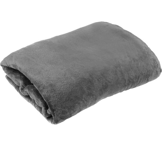 Флисовое покрывало PERFECTO LINEA 150x200 см, серое, серия Dream 60-150201 1