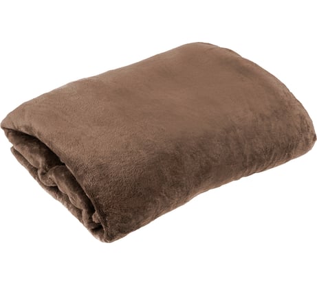 Флисовое покрывало PERFECTO LINEA 150x200 см, коричневое, серия Dream 60-150203