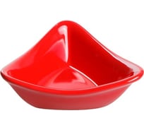 Салатник PERFECTO LINEA керамический, 132 мм, треугольный, серия Адана, красный 18-153509