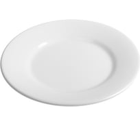 Тарелка десертная PERFECTO LINEA керамическая, 198 мм, круглая, серия Лапсеки, белая 16-119004