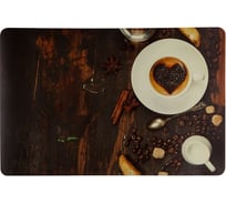 Полипропиленовая сервировочная салфетка PERFECTO LINEA Coffee, 43.5x28.2 см 45-001941