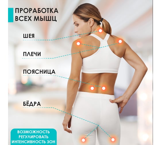 Массажный матрас с подогревом Leomax 40391201