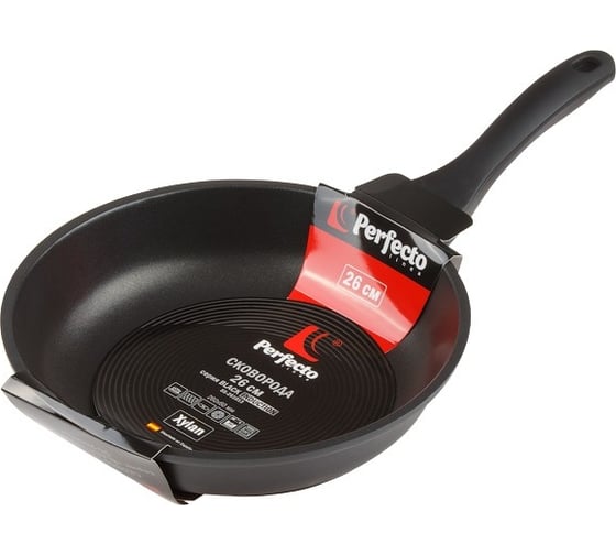 Литая сковорода PERFECTO LINEA диаметр 26x6 см, алюминий, антипригарное покрытие, серия Black Induction 55-261013 1
