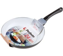 Сковорода PERFECTO LINEA диаметр 24x4.5 см, алюминий, натуральная керамика, антипригарное покрытие, серия GREEN ENERGY 56-242020