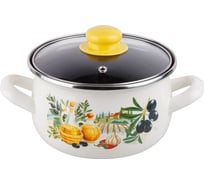 Стальная эмалированная кастрюля PERFECTO LINEA 3.8 л, серия Халкидики 50-659138