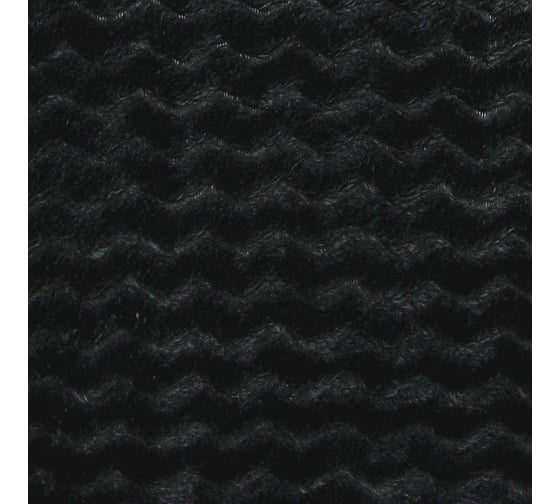 Плед велсофт Зигзаг, черный, полиэстер 200x220см, 260 г/м ND Home 311651