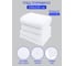 Плед велсофт Полоски, снежный, полиэстер 200x220см, 260 г/м ND Home 306810 2