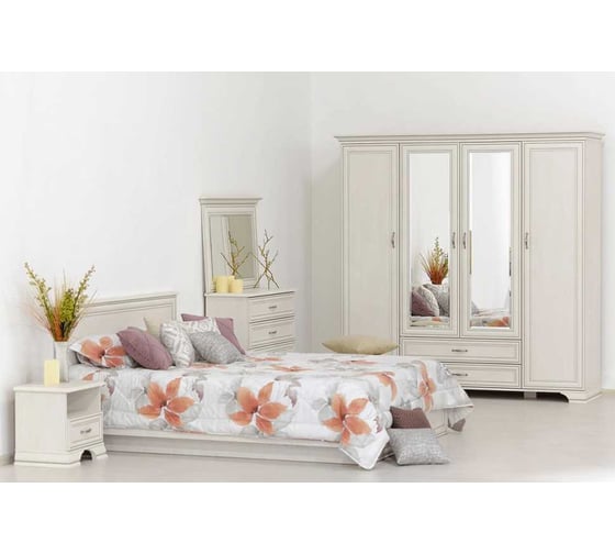 Зеркало Anrex 50, TIFFANY, цвет вудлайн кремовый 647805