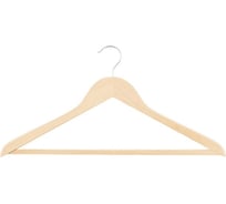 Деревянная вешалка Elfe для одежды с антискользящей рифленой перекладиной 92916