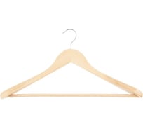 Деревянная вешалка Elfe для верхней одежды с антискользящей перекладиной 92915
