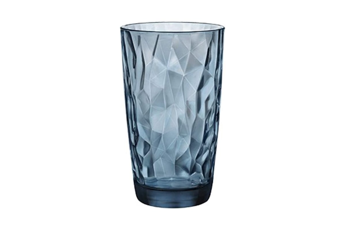 Высокий стакан Bormioli Rocco DIAMOND 470 мл, синий (6/882) Б0020440 ...