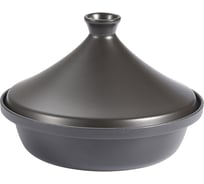 Таджин Gipfel AMEY чугунный с керамической крышкой, диам. 29 см. Цвет крышки: черный 51856