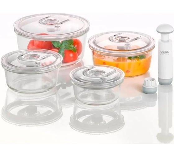Контейнеры вакуумные CASO VacuBoxx R-set