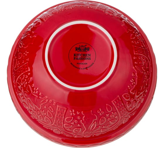 Салатник Lefard для смешивания и сервировки kitchen passion 20,50 см красная 424-071