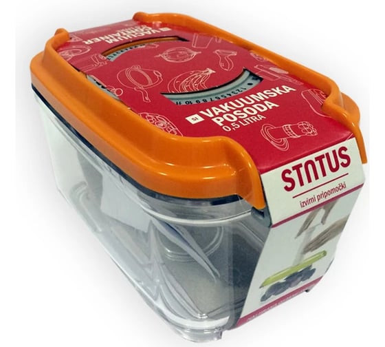 Контейнер для вакуумного упаковщика STATUS VAC-REC-05 Orange 1