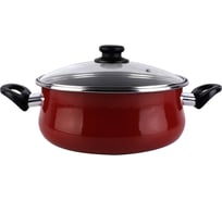 Кастрюля низкая с крышкой Vitrinor Authentique Burgundy 26 02104234