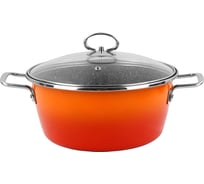 Кастрюля низкая с крышкой Vitrinor Dragon Piedra 24 01105905