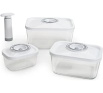 Контейнеры для вакуумных упаковщиков STATUS VAC-Glass-Set White