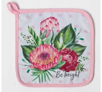 Прихватка Доляна Be bright 17x17 см, 35% хл, 65% пэ, ватин 250 г/м2 4665413