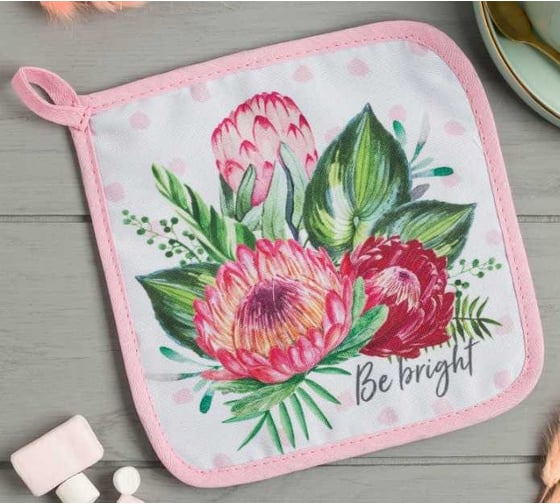 Прихватка Доляна Be bright 17x17 см, 35% хл, 65% пэ, ватин 250 г/м2 4665413