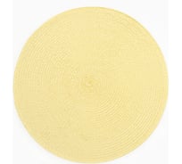 Салфетка сервировочная Доляна Классика желтый, 38 см 10058477