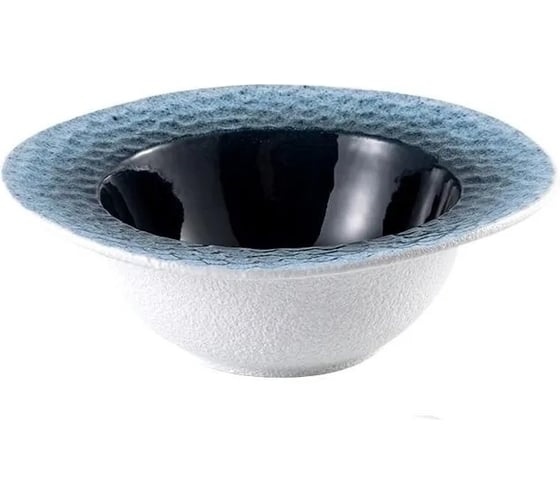 Набор тарелок Homium Буэно, 2 шт, диаметр 18 см, цвет белый/темно-синий set2platebueno04 1