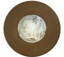 Набор тарелок Homium Paste Collection, 2 шт, диаметр 29 см, цвет коричневый/белый set2paste363