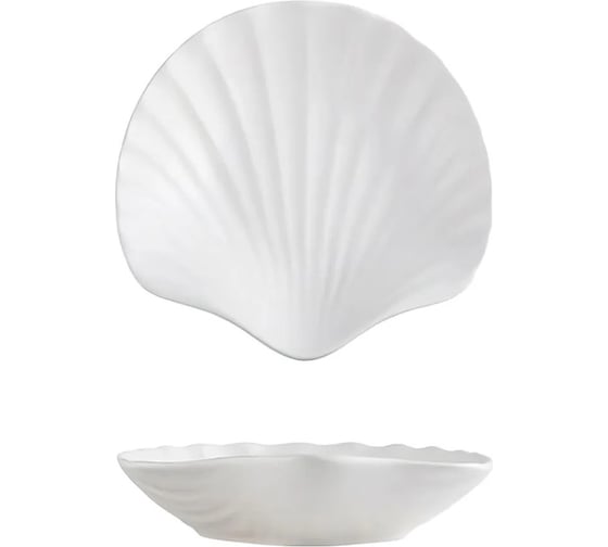 Набор тарелок Homium Ocean, 2 шт, 16.5х15  см, цвет белый set2plateoceanfr01 1