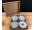 Набор тарелок Homium Japanese Collection, Очарование, 4 шт, цвет белый/синий, диаметр 20 см 371594-9-12 6