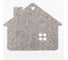 Салфетка декоративная Доляна Sweet home 35x30 см, 100% п/э, фетр 7584213 1