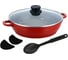 Сотейник Rainstahl RS\SH 5800-32 32 см, 2 цвета, стеклянная крышка, нейлоновая ложка, 2 прихватки (х10) 5800-32RS\SH 2