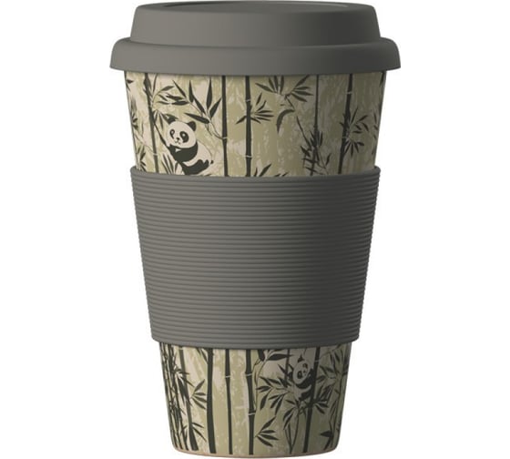 Стакан из бамбукового волокна Areon ЭКО BambooCup, Панда, 400 мл 280-381