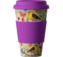 Стакан из бамбукового волокна Areon ЭКО BambooCup, Птицы, 400 мл 280-469